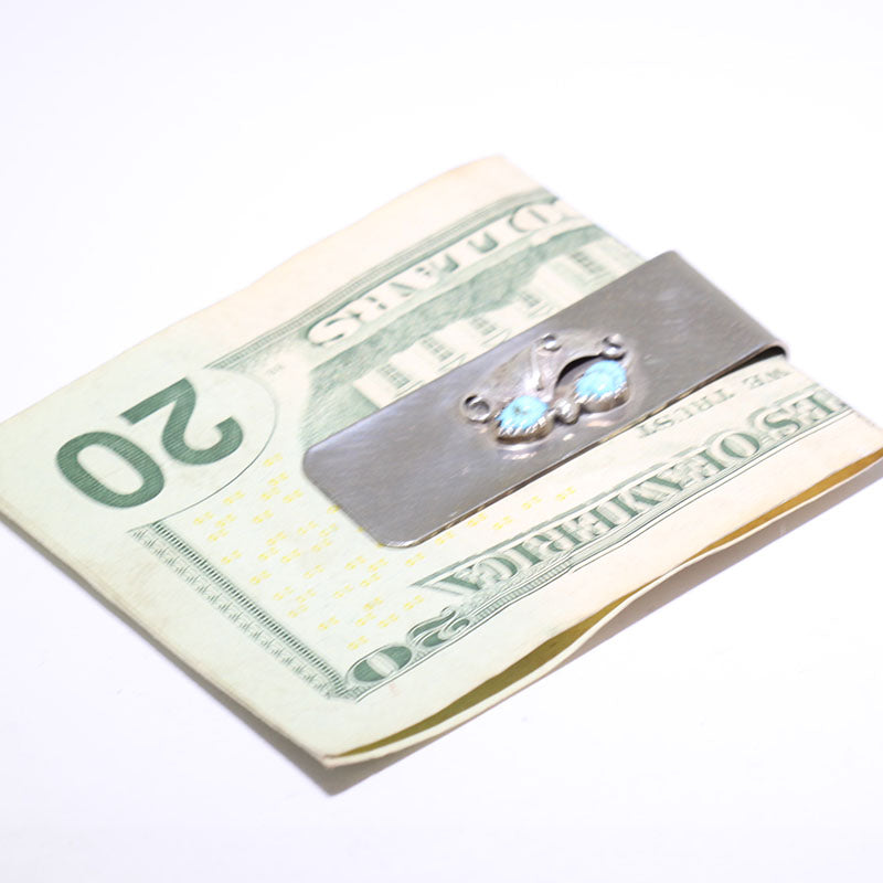 Turquoise Money Clip by Navajo