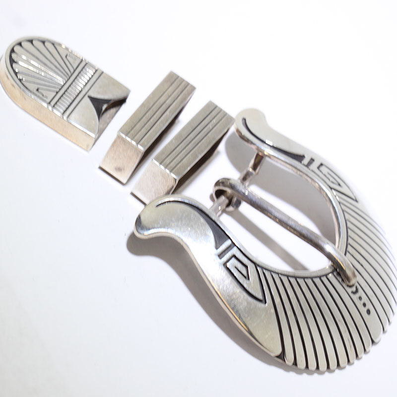 Silver Buckle Set by Charlie John