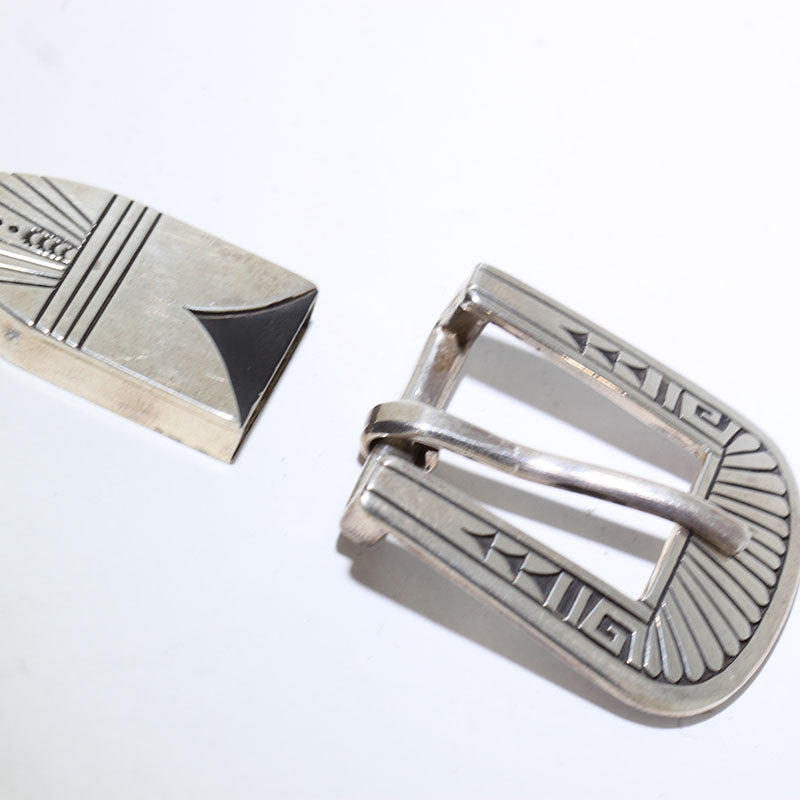 Silver Buckle Set by Charlie John