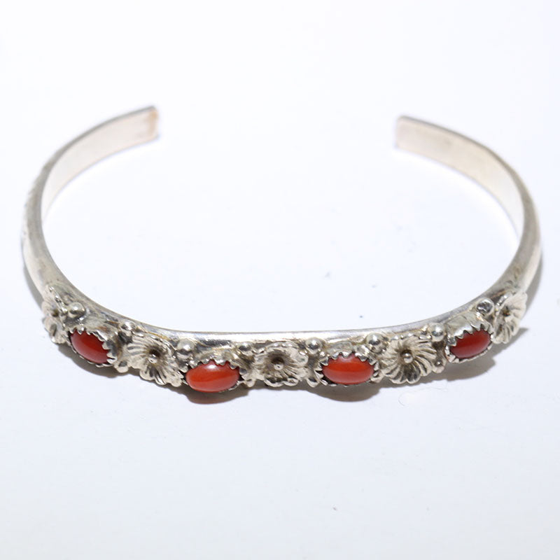 Coral Bracelet by Navajo