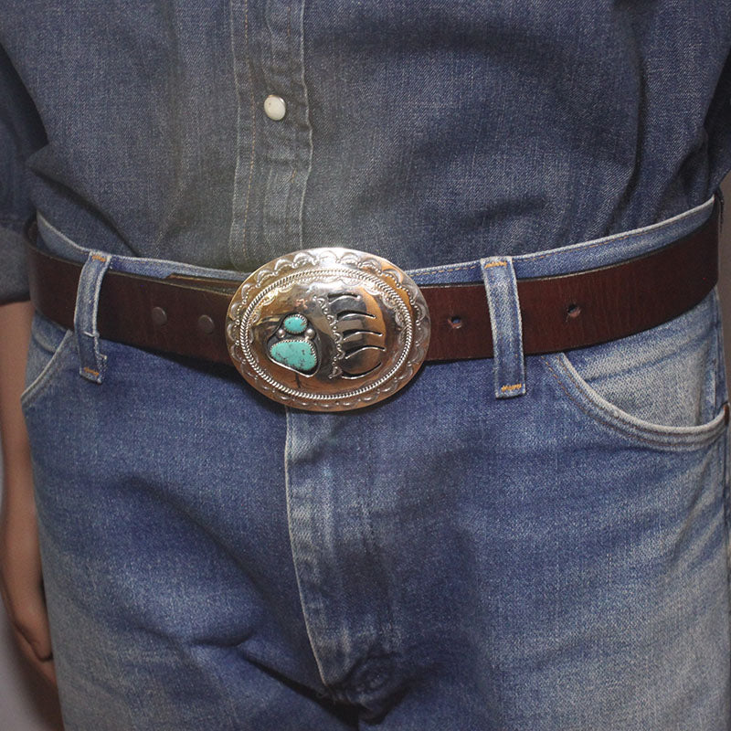 Bear Paw Buckle by Navajo