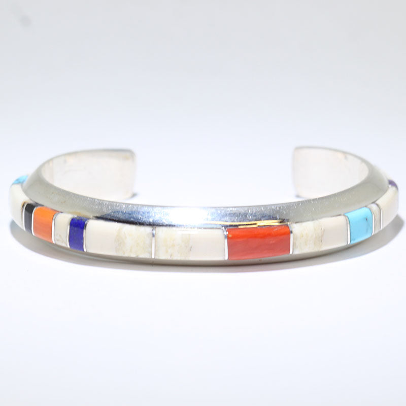 Inlay Bracelet by Wes Willie 5-1/4"