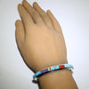 Inlay Bracelet by Wes Willie 5-1/2"