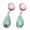 Kingman/Shell Earrings by Navajo