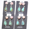 Kingman/Shell Earrings by Navajo