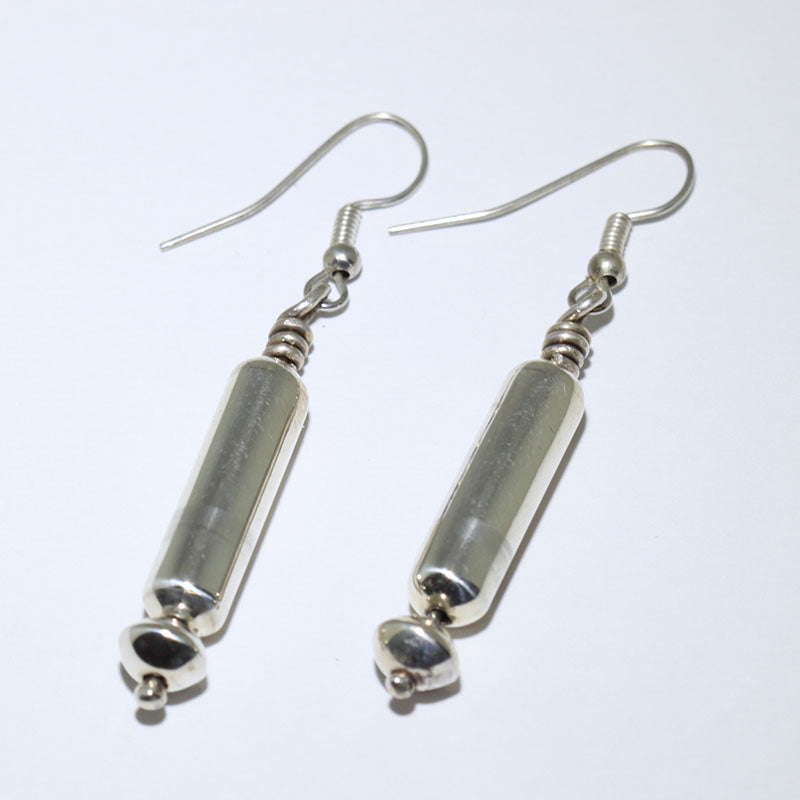 Silver Earrings by Navajo