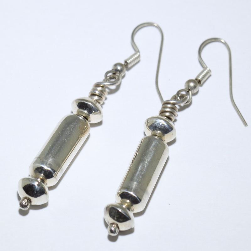 Silver Earrings by Navajo