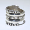 Coin Silver Ring by Ernie Lister- 9.5