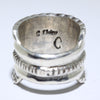 Coin Silver Ring by Ernie Lister- 9.5