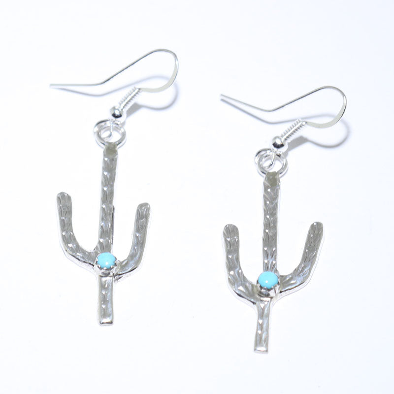 Cactus Earrings by Navajo