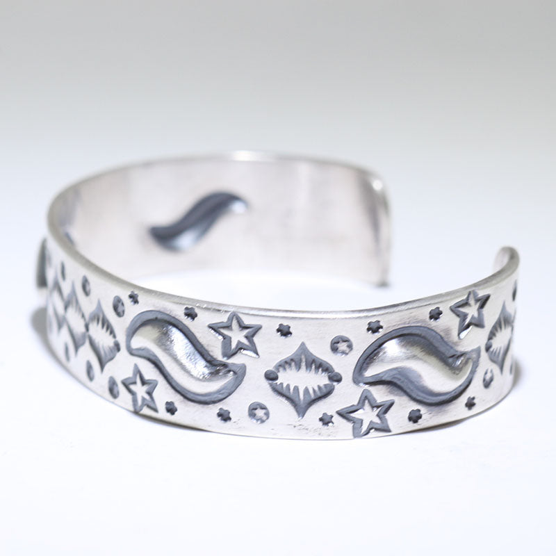 Silver Bracelet by Bo Reeves 5-3/4"