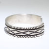 Silver Bracelet by Calvin Martinez 5-1/2"