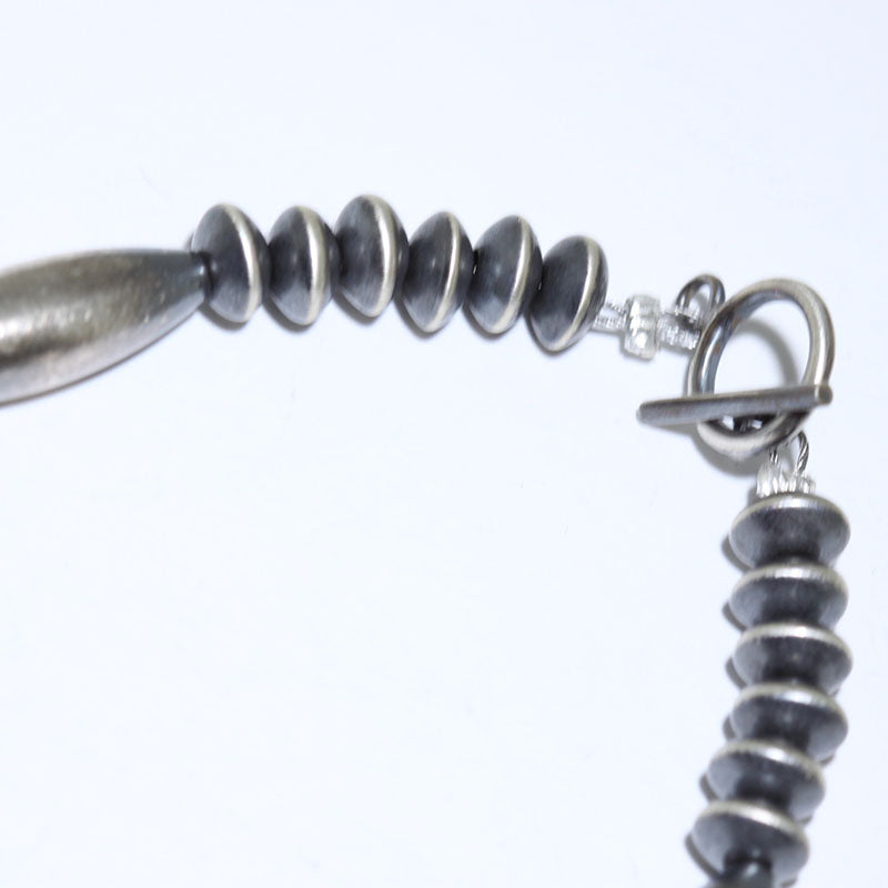 Silver Bead Bracelet by Reva Goodluck