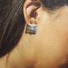 Silver Earrings by Navajo