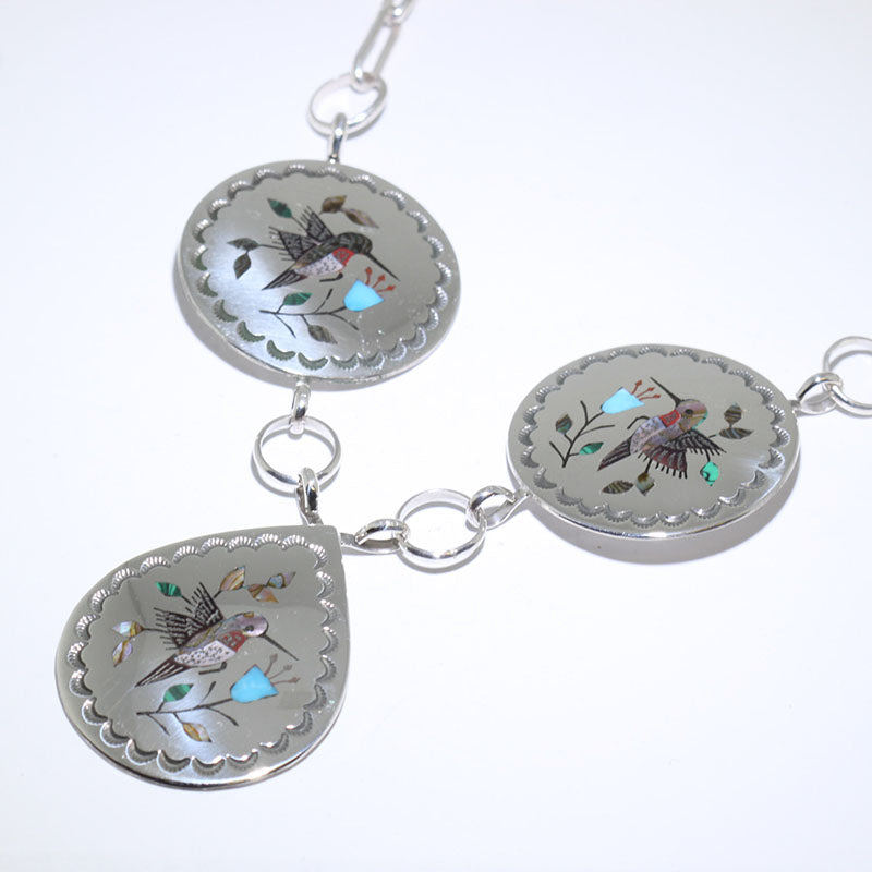 Inlay Necklace by Raymond Boyd