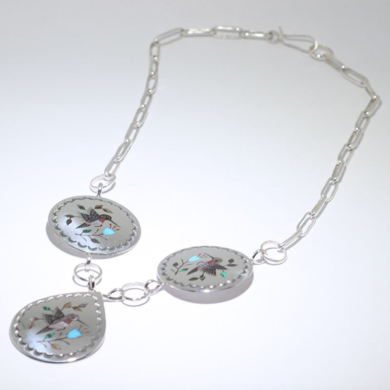 Inlay Necklace by Raymond Boyd
