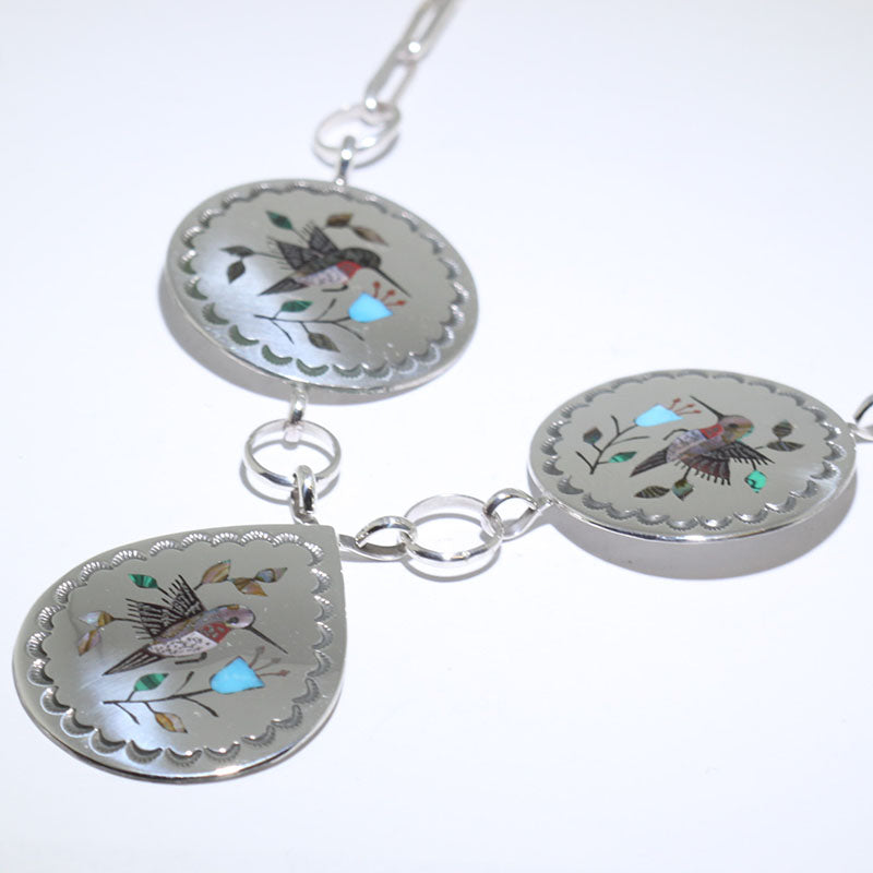 Inlay Necklace by Raymond Boyd