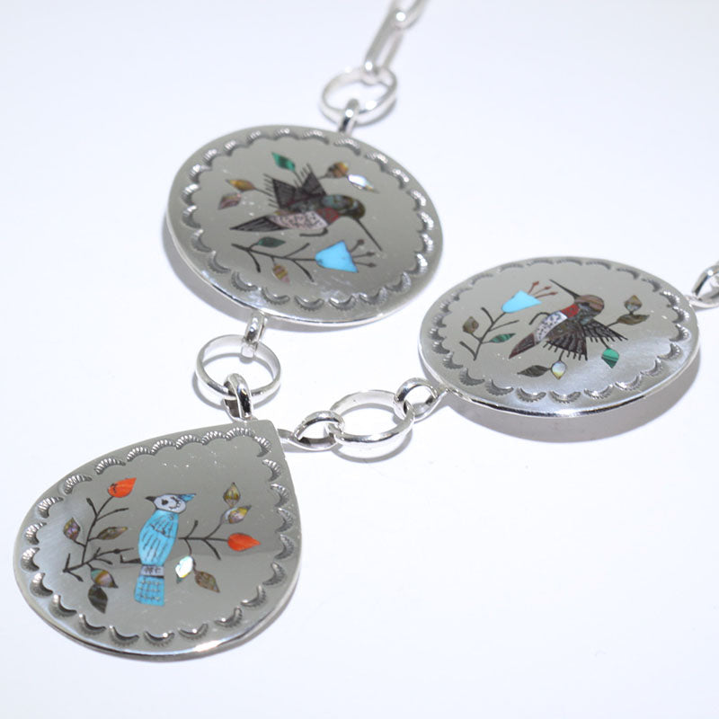 Inlay Necklace by Raymond Boyd