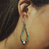 Turquoise Earrings by Navajo
