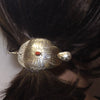 Coral Hair Pin by Navajo