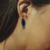 Lapis Earrings by Lyle Secatero