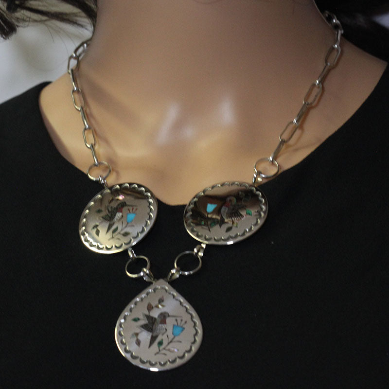 Inlay Necklace by Raymond Boyd