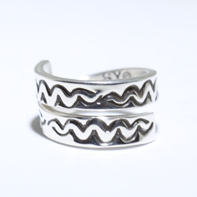 Silver Ring by Steve Yellowhorse- 4.5