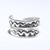 Silver Ring by Steve Yellowhorse- 4.5