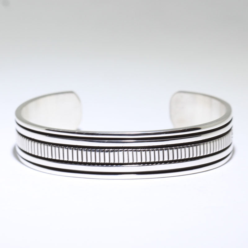 Silver Bracelet by Bruce Morgan 5-1/4"