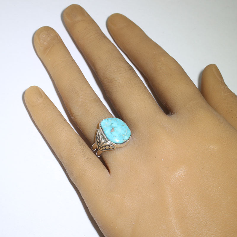 Kingman Ring by Steve Yellowhorse- 7.5