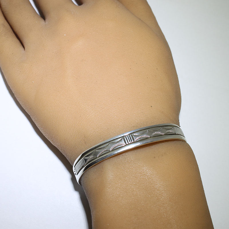 Silver Bracelet by Bruce Morgan (0.37")