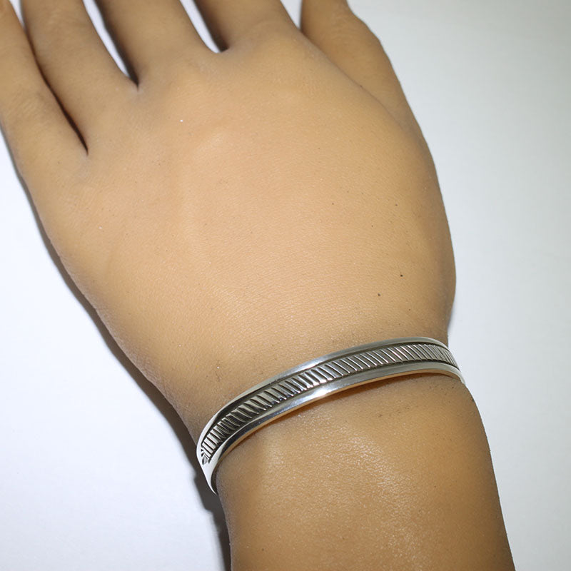 Silver Bracelet by Bruce Morgan (0.37")