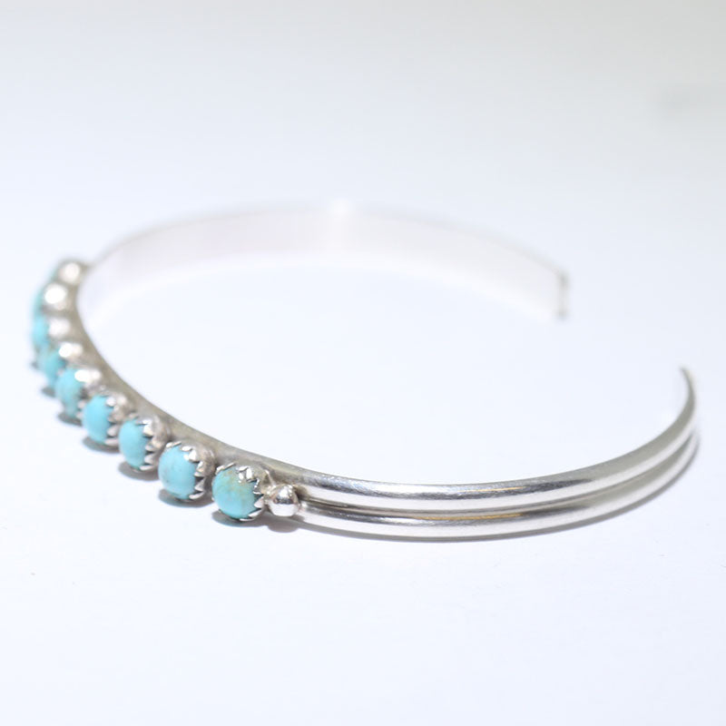 Turquoise Bracelet by Navajo 5-1/4"