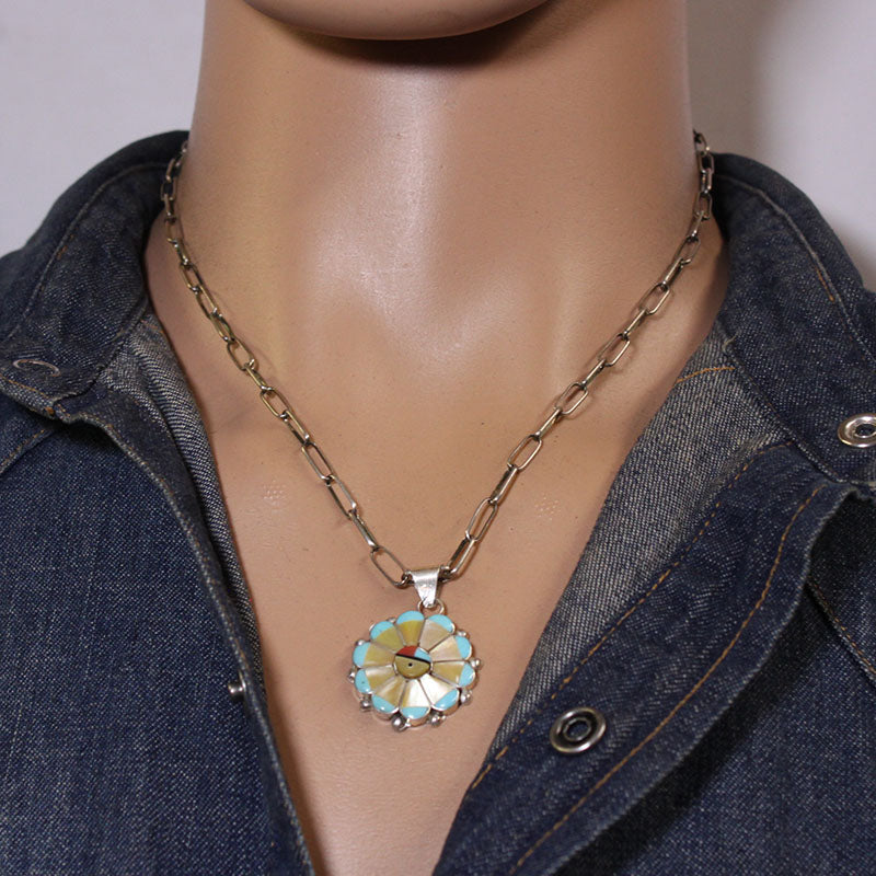 Inlay Pendant by Zuni