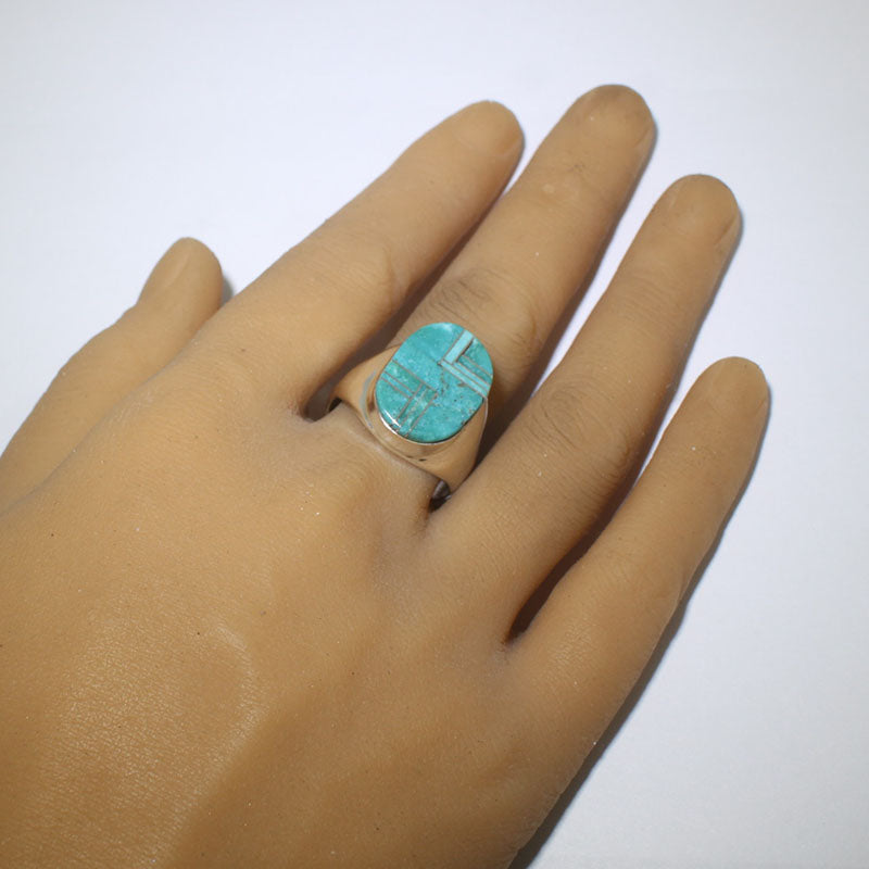 Inlay Ring by Navajo- 12