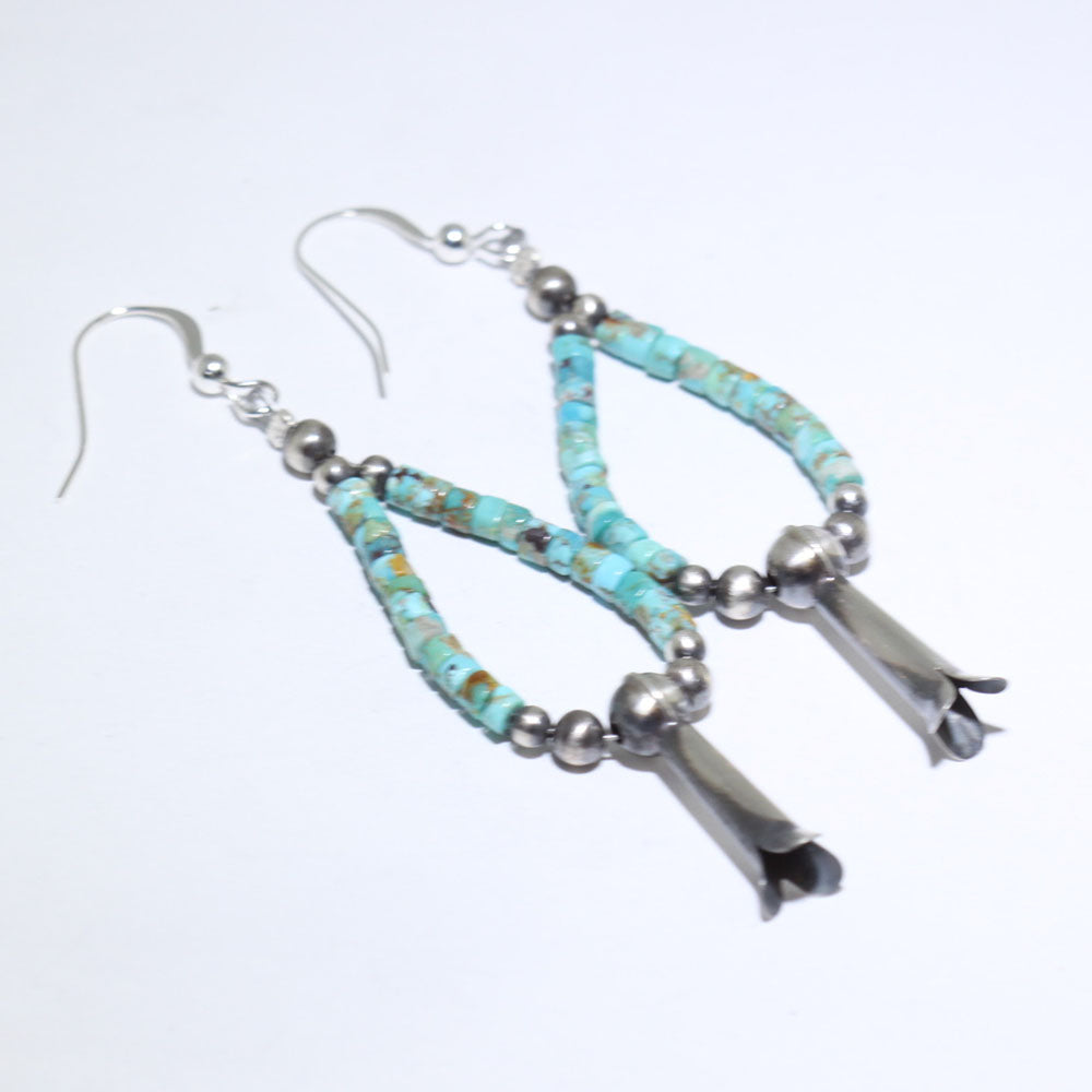 Turquoise Heishi Earring