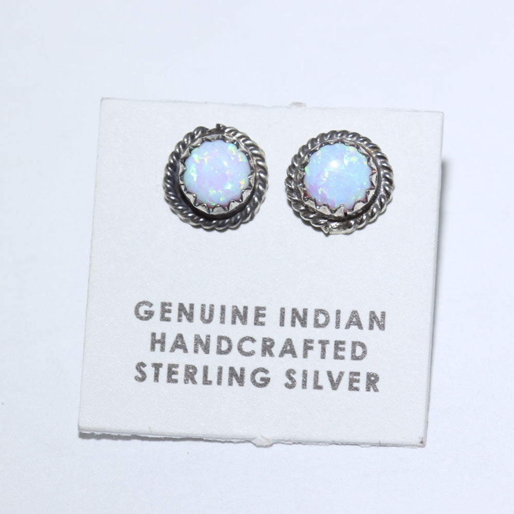 Opal Post Earring