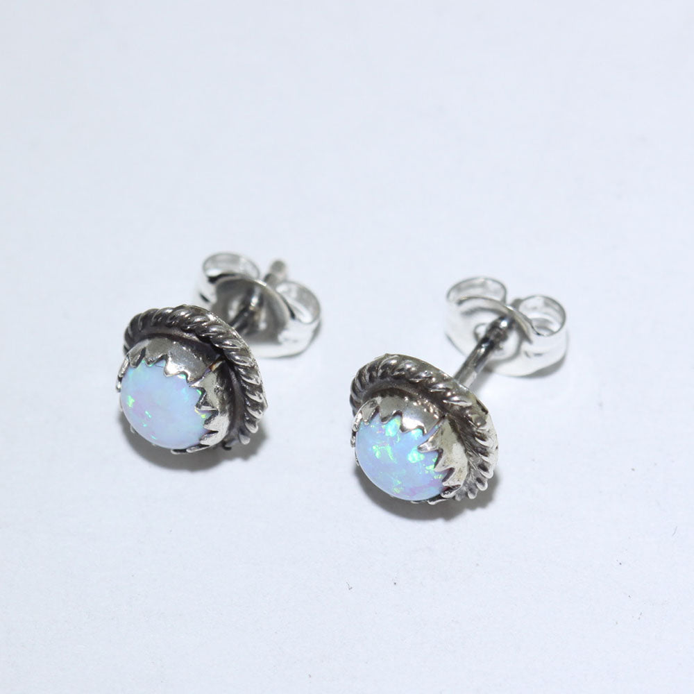 Opal Post Earring