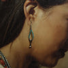 Turquoise Heishi Earring