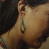 Turquoise Heishi Earring