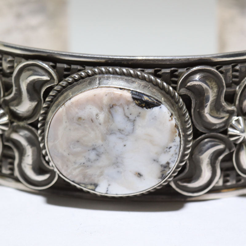White Buffalo Bracelet by Andy Cadman 6-3/4"