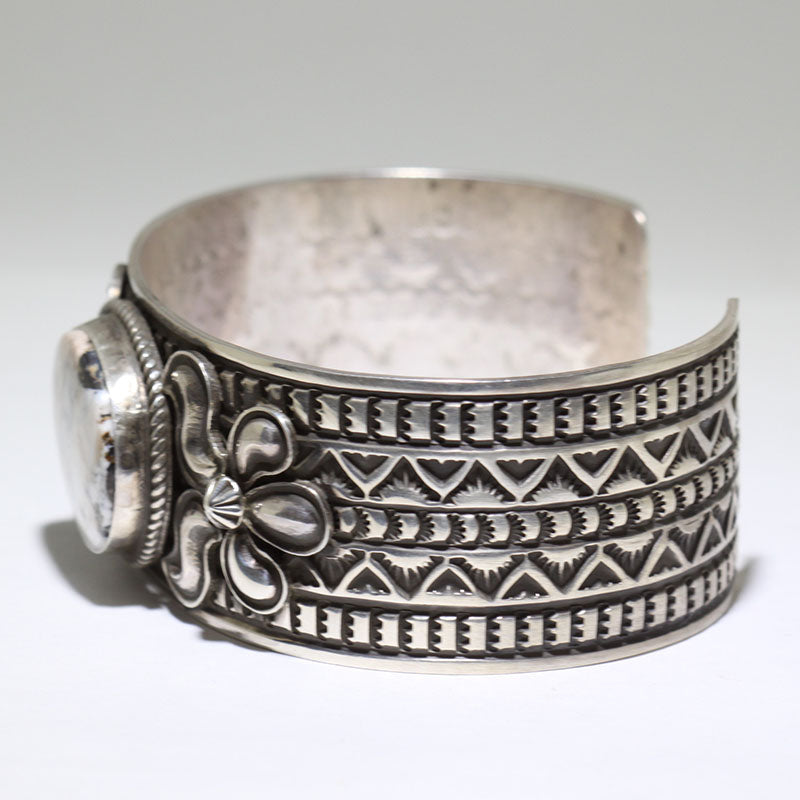White Buffalo Bracelet by Andy Cadman 6-3/4"