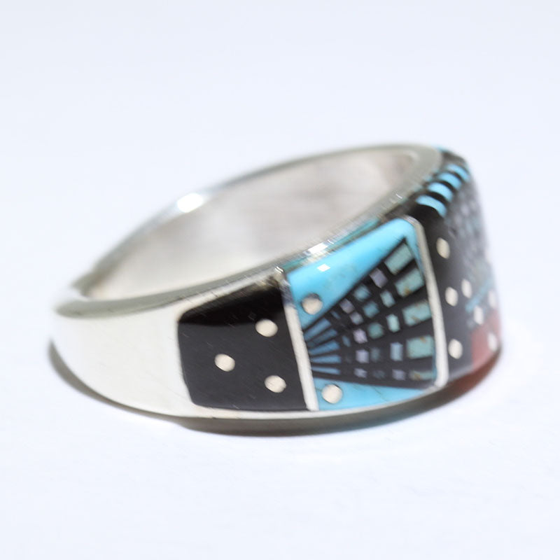 Inlay Ring by Erwin Tsosie- 11.5 – Gallup Trading