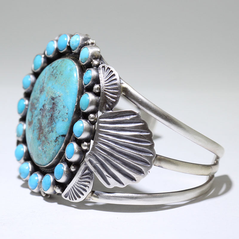 Turquoise Bracelet by Sheila Tso 5-1/2"