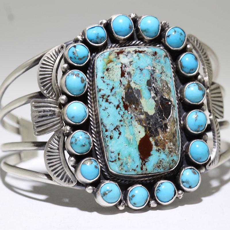 Turquoise Bracelet by Sheila Tso 5-1/2"