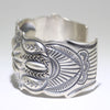 Silver Bracelet by Arnold Blackgoat 5-3/4"