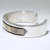 Heavy Silver/14K Bracelet by Bruce Morgan 6"