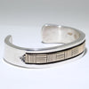 Heavy Silver/14K Bracelet by Bruce Morgan 6"