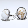 White Buffalo Ring by Navajo