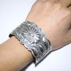 Silver Bracelet by Arnold Blackgoat 5-3/4"